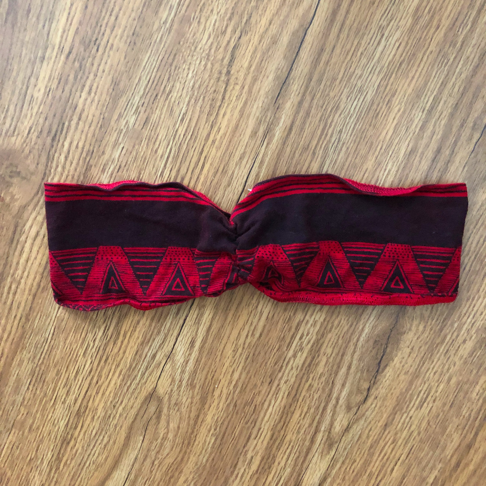 American Apparel printed bandeau
